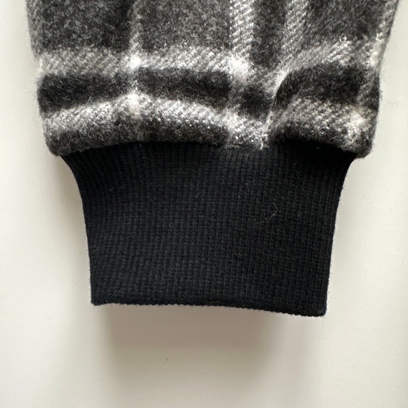 Adorable Black and White Plaid Shacket - Picture 6 of 9